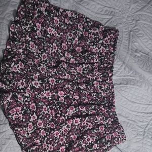 Floral Mini Skirt